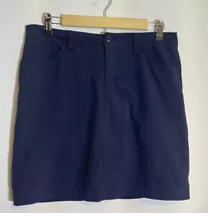 Eddie Bauer Damen 4 Skort dunkelblau Taschen Stretch Poly Elasthan Outdoor - Bild 1 von 4