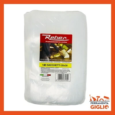 100 sacchetti sottovuoto per alimenti buste goffrate sotto vuoto alimentari