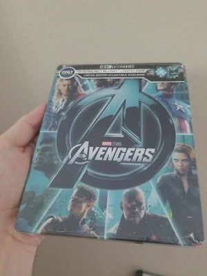 Marvel's The Avengers (2012) Best Buy Steelbook 4K UHD+Blu Ray+Digital.  SEALED! Foto 1 de 4
