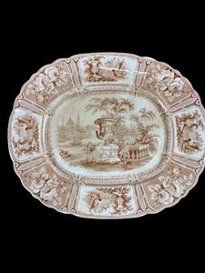 BANDEJA DE SARGADELOS. 3a temporada. GÓNDOLA. PORCELANA POLICROMADA A MANO. VIGÉSIMO C - Imagen 1 de 1