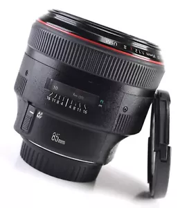 Canon EF 85mm II F1.2 L USM Autofocus Prime Lens Front & Rear Cap for EOS DSLR's - Picture 1 of 14
