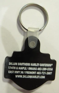 Dillon Bros. Harley Davidson Omaha & Fremont, NE Keychain - Nebraska #2 - Picture 1 of 2