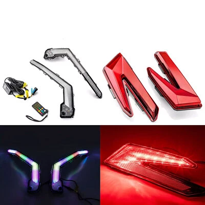 WSAYS para 2017-2025 Can Am Maverick X3 RGB luz de seta frontal + lâmpadas traseiras - Imagem 1 de 4