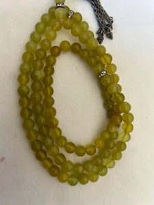 Marble hand made prayer beads set-Mint - Picture 1 of 11