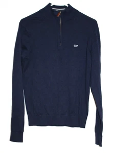 Vineyard Vines 1/4 Zip Pullover Men's Size XS Navy Blue Sweater - Picture 1 of 2