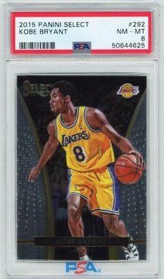Kobe Bryant 2015 Panini Select Courside #292 PSA 8 Lakers MVP HOF (POP 10) Foto 1 de 2