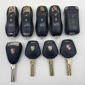 LOT x 9 Porsche Key Fob Remote Keyless Rhk Keys- Locksmith Tested / Worn - Picture 1 of 13