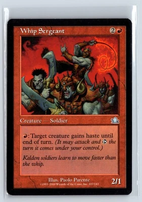 (2X) Whip Sergeant Prophecy Uncommon – MTG Magic the Gathering Card - Image 1 of 4