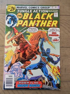 JUNGLE ACTION #22 (feat Black Panther) Marvel Comics 1970's VF/VF+ GEMINI MAILER - Picture 1 of 3