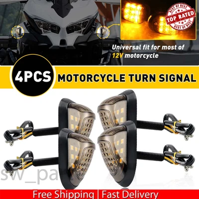 4PCS For Honda Grom MSX125 LED Turn Signals Shift Light Lights Blinker Indicator - Image 1 of 4