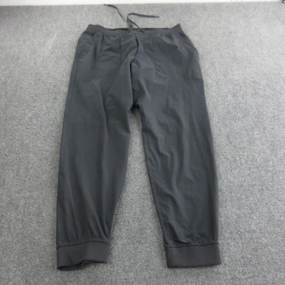 Pantalones de chándal Lululemon para hombre XL grises con puños cordón cremallera bolsillo correr atlético Foto 1 de 4