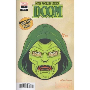 One World Under Doom #7 Retro Halloween Mask Variant Marvel Comics - Picture 1 of 1