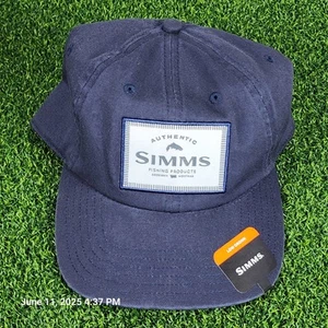 Sombrero Simms Para Hombres Talla Única Almirante Azul Esterlina Gorra de Pesca Ajustable - Imagen 1 de 7