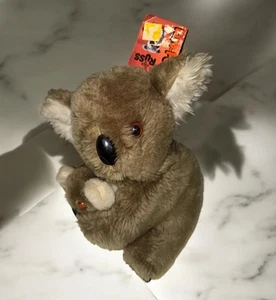 Vintage (1970's) Australian Plush Koala Bear - Real Kangaroo Fur Mom and Baby - Picture 1 of 14