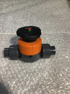 GEORGE FISCHER TYPE 514 1/2" DN15 PVC DIAPHRAGM VALVE,SKT.NEW NO BOX - Picture 1 of 4