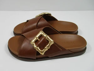 Schutz Enola Crossed Atanado Desert Damen-Sandalen camelfarben Größe 6B - Bild 1 von 5