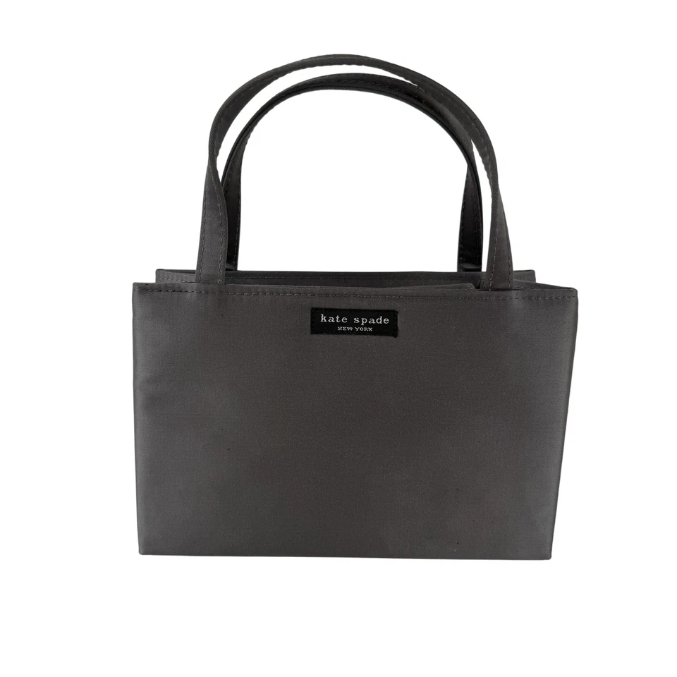 Kate Spade New York Tote Bag Womens Small Gray Mini Top Handle Micro Purse - Image 1 of 4