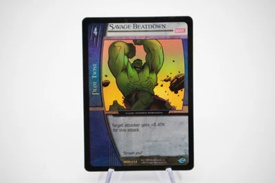 Vs System - 1x Foil Savage Beatdown - MOR-214 Marvel Origins - Image 1 of 3