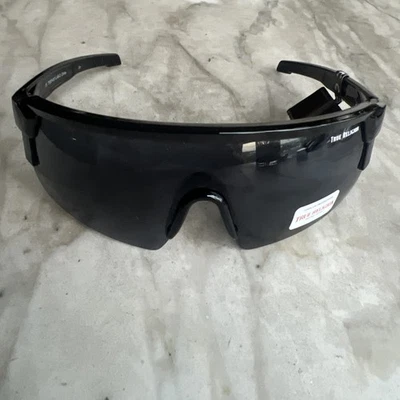 TRUE RELIGION щит надежном солнцезащитные очки черный TRSP467 новый с Ярлыками - Изображение 1 из 4