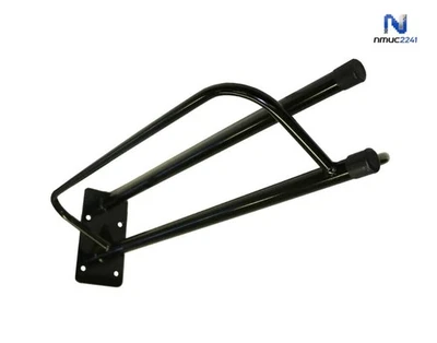 Wall Mounted Heavy Duty Metal Saddle Rack Bag Freestanding Saddle Rack Black - Image 1 of 4