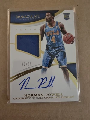 2015 Immaculate Norman Powell Rookie Auto RPA 38/99 - Image 1 of 4