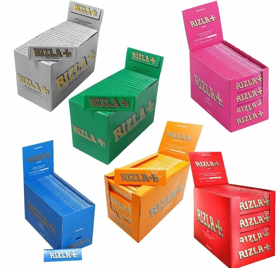 Rizla Green 100% Genuine Standard Regular Rolling Papers 25/50/100 Booklets - Image 1 of 1