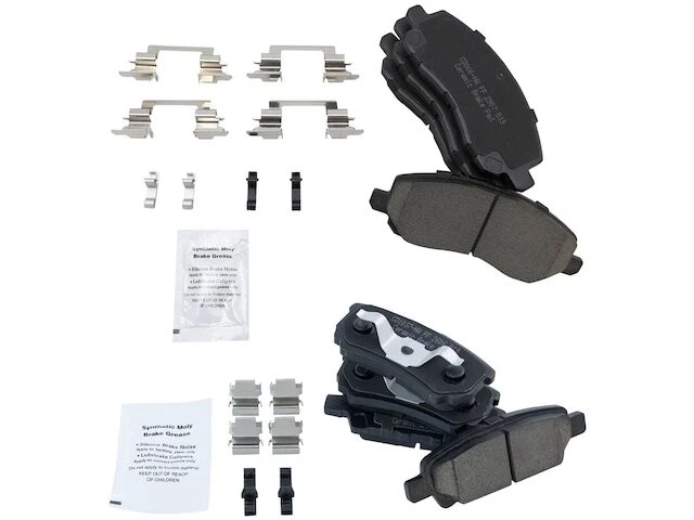 Juego de pastillas de freno para Chrysler Sebring 2008 2009 JX657NT 2007-2010 Foto 1 de 1