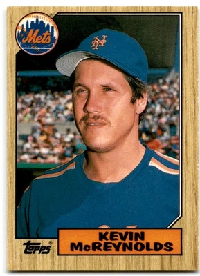 1987 Topps Traded Kevin McReynolds New York Mets #76T - Image 1 of 2