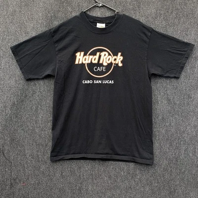 Hard Rock Cafe Cabo San Lucas Mens Large T-Shirt Black Graphic Crew Neck - image 1 of 4