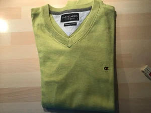 Herren Pullover grün Casa Moda Premium Cotton „Größe M“ -V Ausschnitt-  - Bild 1 von 4