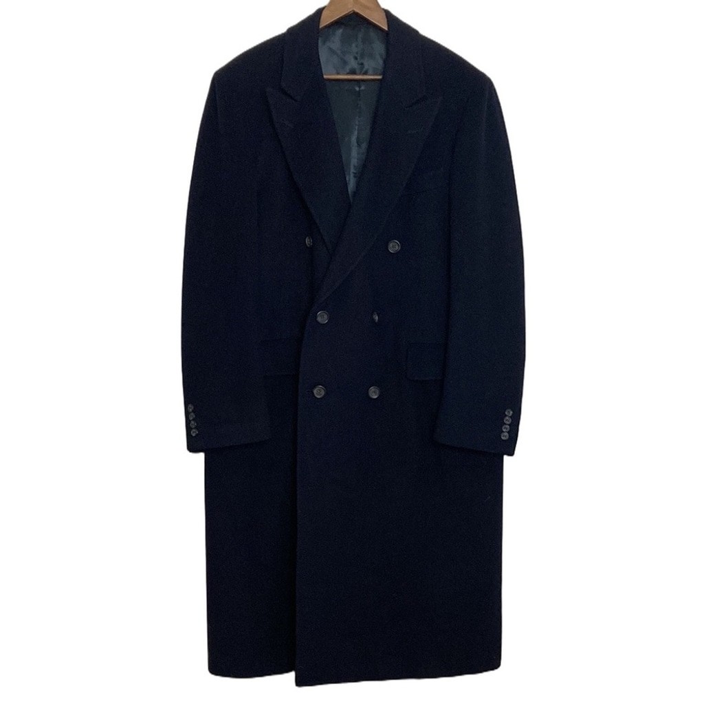 ジャケット・アウター VINTAGE BRENT WOOL DOUBLE BREASTED COAT Ben Sherman Men's Brenton Double Breasted Wool Overcoat