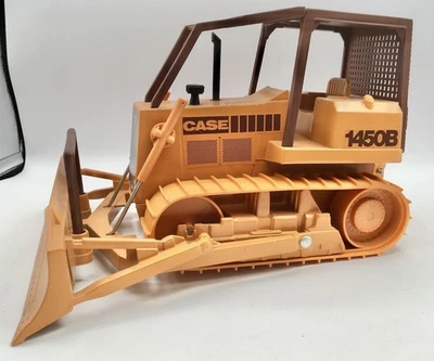 ERTL Case 1450B Dozer 1987 1/16 como nuevo en caja, número de serie, pistas móviles Foto 1 de 4