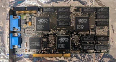 Creative Labs 3Dfx Voodoo 2 12 MB PCI CT6670 scheda scura inchiostro Cavo Loop - Immagine 1 di 3