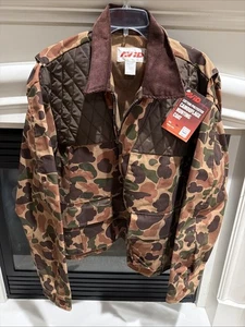 Avid Jacket Mens XL Deer Camouflage Hunting Coat Canvas New Old Stock VTG W/ Tag - Picture 1 of 16