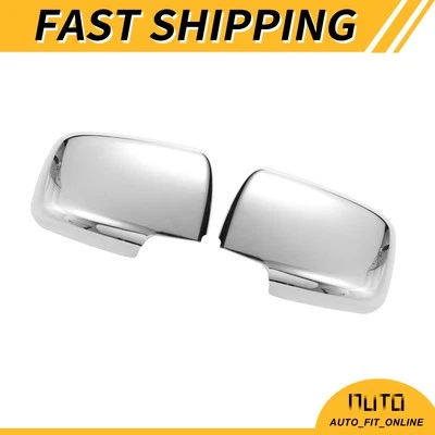 1 par de cubiertas de espejo retrovisor superpuestas cromadas para Nissan X-trail Rogue 08-13 Foto 1 de 4