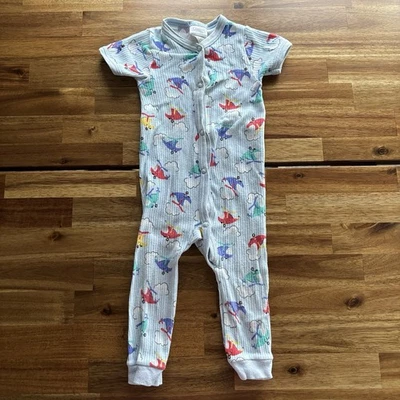 Vintage Carters Made In USA Romper Jumpsuit Helicopter Baby Size 6-12 Months - Image 1 of 4