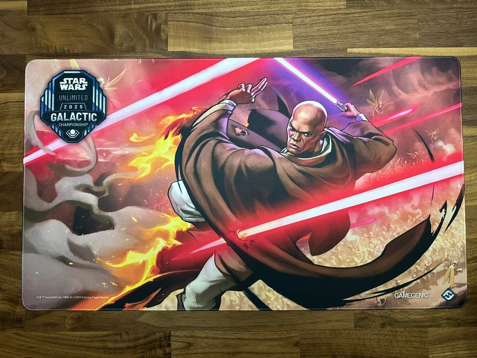 Tapete exclusivo Star Wars Unlimited: 2025 Galactic Championship Mace Windu - Imagem 1 de 1