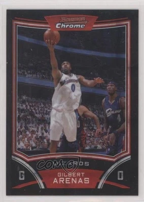2008-09 Bowman Draft Picks & Stars Chrome X-Fractor /299 Gilbert Arenas #30 - Image 1 of 2