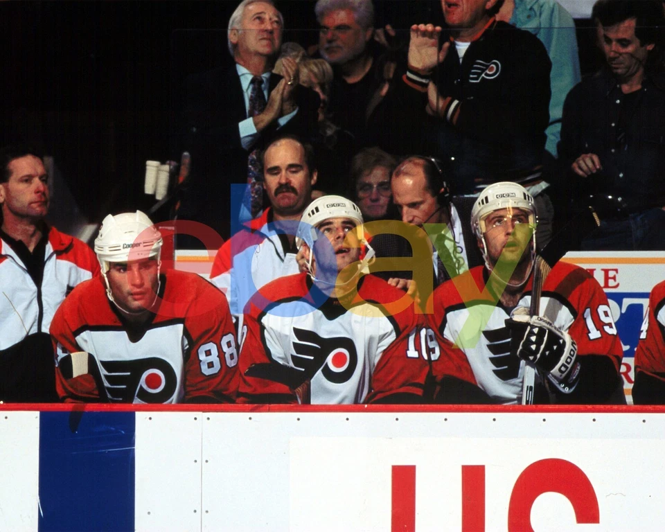 Banco The Legion of Doom - Lindros LeClair Renberg Flyers 8x10 NHL foto de hockey Foto 1 de 1