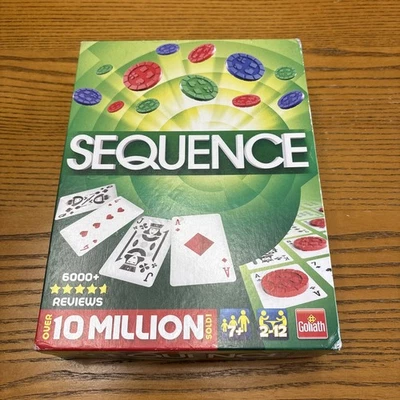 Goliath SEQUENCE Card Game - Complete And In very good Condition - used one  - Image 1 of 3