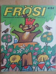 FRÖSI 4 - 1984 (2) + Bastelbeilage 2. Umschlag Pioniermagazin Comic DDR - Picture 1 of 1