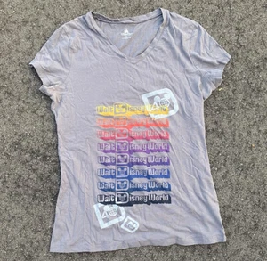 Camiseta para mujer Disney Parks gris arco iris de algodón talla XL - Imagen 1 de 7