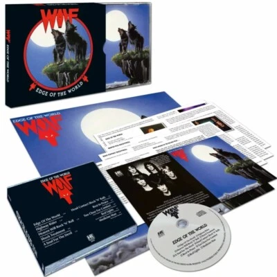 WOLF Edge of the world CD New Saxon Witchfynde NWOBHM Heavy Metal Blitzkrieg Dio Foto 1 de 2