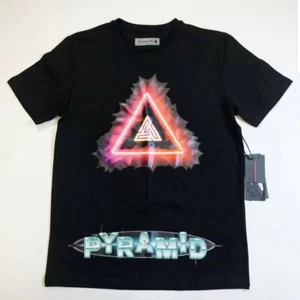 BLACK PYRAMID HERREN 100 % AUTHENTISCH GRÖSSE SCHWARZ LARGE T-SHIRT 1VON1 SELTEN - Bild 1 von 7