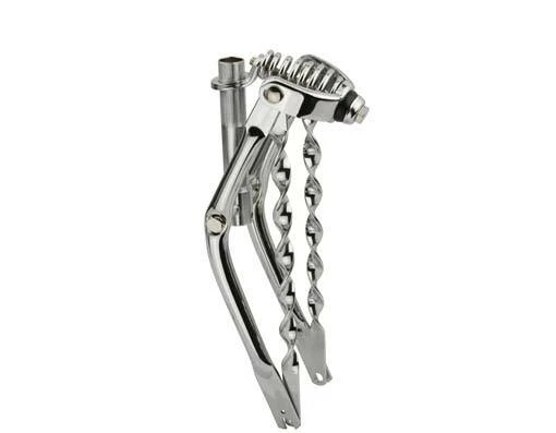 ORIGINAL! 16 CLASSIC SPRING FORK 1 INCH W/TWISTED BARS CHROME.LOWRIDER PARTS. - Image 1 of 1