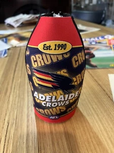 VINTAGE AFL ADELAIDE CROWS FOOTBALL CLUB BOTTLE STUBBY HOLDER UNUSED VFL 1990 - Bild 1 von 6
