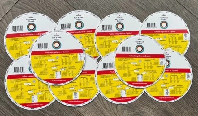 Spanish Verb Wheels - 10 Pack Pocket Collection - Image 1 of 1