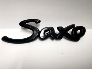 CITROEN SAXO RETRO VINTAGE LOGO EMBLEM REAR TRUNK BOOT BADGE (B291) - Picture 1 of 3