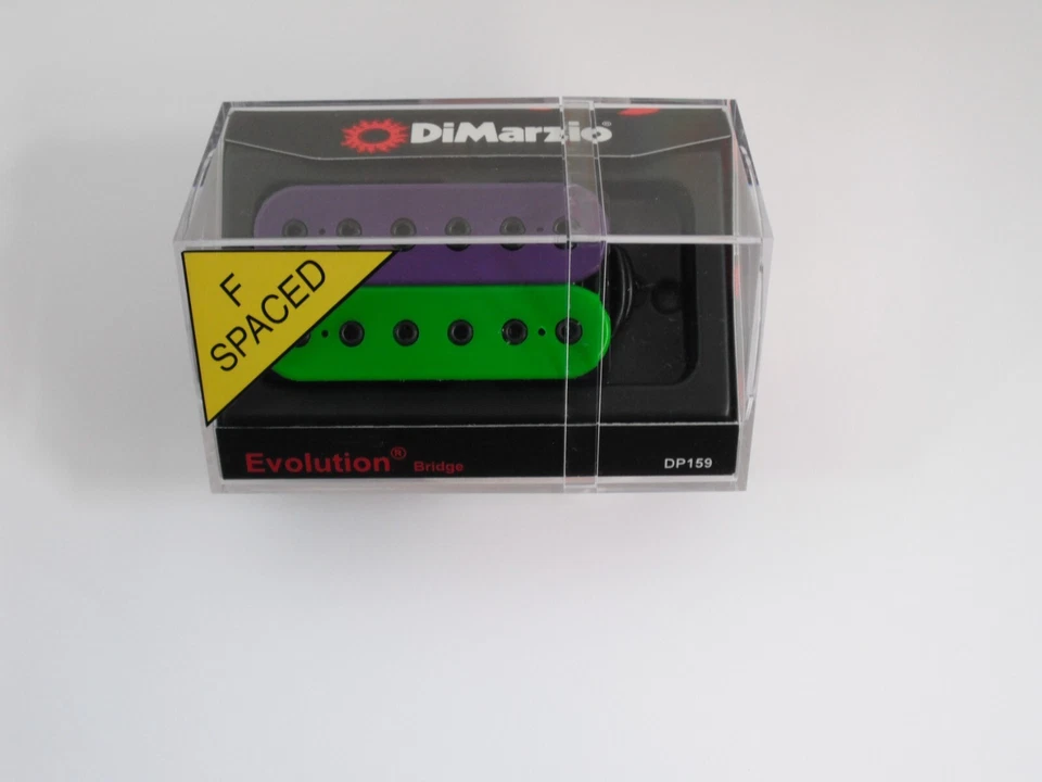 Puente Evolution DiMarzio F-espaciado Humbucker verde/púrpura DP 159 Foto 1 de 1