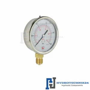Manómetro glicerina ø100mm conexión inferior - Imagen 1 de 1